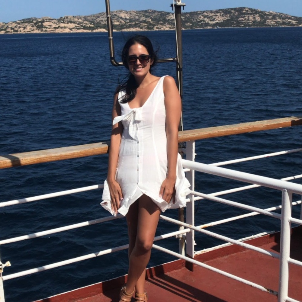 White eyelet dress